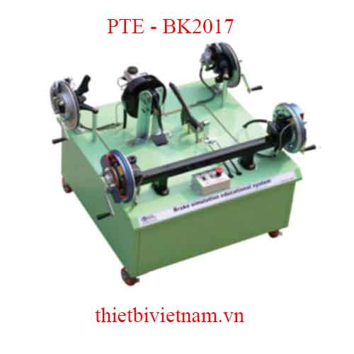 MÔ HÌNH THỰC HÀNH ĐÀO TẠO VẬN HÀNH CHUẨN ĐOÁN HỆ THỐNG PHANH DẦU TRỢ LỰC CHÂN KHÔNG MODEL  PTE - BK2017