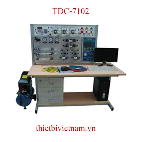 MÔ HÌNH THỰC HÀNH ĐIỆN KHÍ NÉN NÂNG CAO LOẠI 1 MODEL TDC-7102