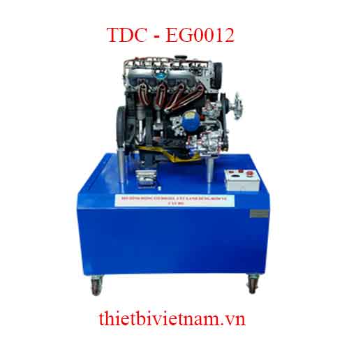 MÔ HÌNH THỰC HÀNH ĐỘNG CƠ DIESEL 4 XY LANH DÙNG BƠM VE CẮT BỔ MODEL TDC - EG0012