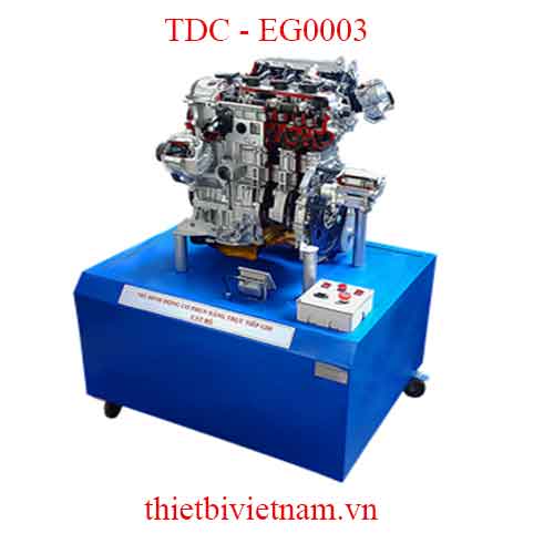 MÔ HÌNH THỰC HÀNH ĐỘNG CƠ PHUN XĂNG TRỰC TIẾP GDI - CẮT BỔ MODEL TDC - EG0003