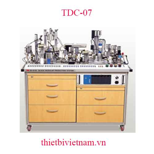 MÔ HÌNH THỰC HÀNH HỆ THỐNG SẢN XUẤT MÔĐUN KHỐI MODEL TDC-07