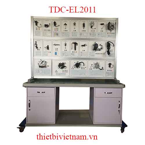 MÔ HÌNH THỰC HÀNH KHẢO NGHIỆM CẢM BIẾN VÀ CƠ CẤU CHẤP HÀNH TỔNG HỢP KẾT NỐI MÁY TÍNH MODEL TDC-EL2011