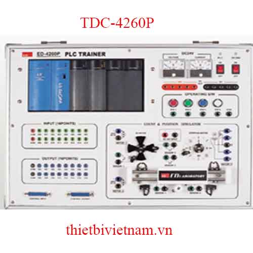 MÔ HÌNH THỰC HÀNH THÍ NGHIỆM PLC XÁCH TAY MODEL TDC-4260P