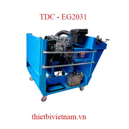MÔ HÌNH THỰC HÀNH VẬN HÀNH, CHUẨN ĐOÁN HỆ THỐNG NHIÊN LIỆU TRÊN ĐỘNG CƠ DIESEL 4 XYLANH DÙNG BƠM VE. MODEL TDC - EG2031