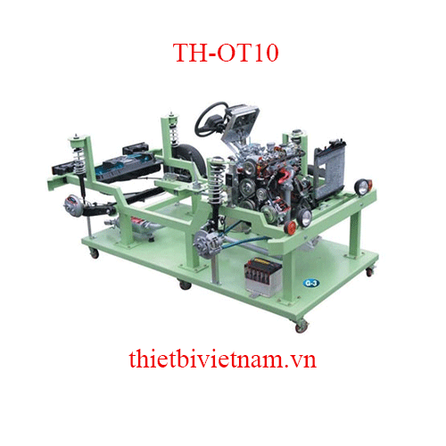 MÔ HÌNH TỔNG THÀNH CẮT BỔ ĐỘNG CƠ XĂNG DẪN ĐỘNG CẦU TRƯỚC TH-OT10