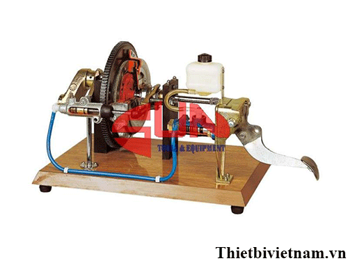 Mô hình xylanh chính - xylanh con - ly hợp cắt bổ