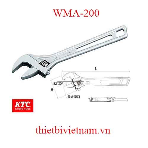 Mỏ lết 8 inch hãng KTC WMA-200