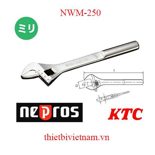 Mỏ lết Nepros NWM-250