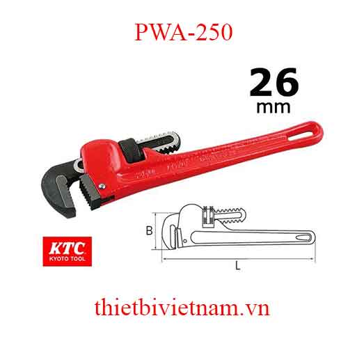 Mỏ lết răng hãng KTC PWA-250