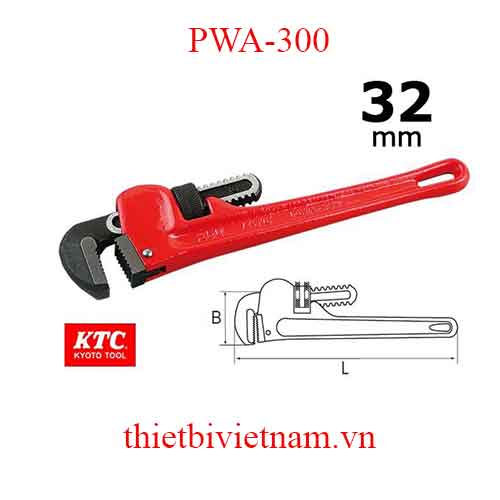 Mỏ lết răng hãng KTC PWA-300