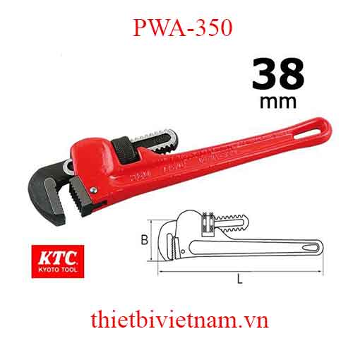 Mỏ lết răng hãng KTC PWA-350