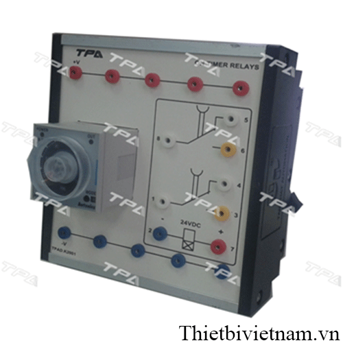 Module đào tạo lắp đặt rơle thời gian (Rơle thời gian ON) TPAD.K2001