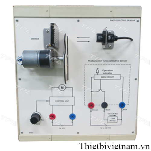 Module thực hành cảm biến quang (loại phản xạ- gương) TPAD.S0303