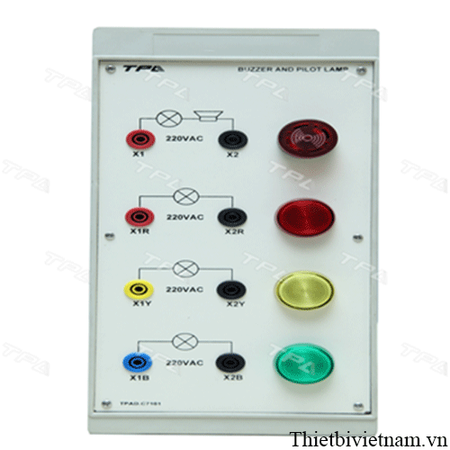 Module thực hành đèn báo, còi báo TPAD.C7101