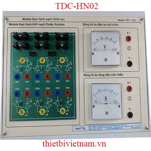 MODULE THỰC HÀNH MẠCH CHỈNH LƯU MODEL TDC-HN02