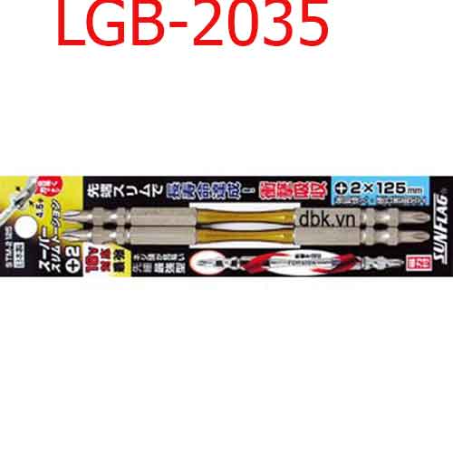 Mũi bắn vít 2 đầu to nhỏ 4 cạnh LGB-2035