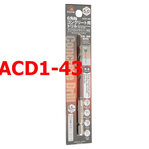Mũi khoan bê tông cán lục giác ACD1-43