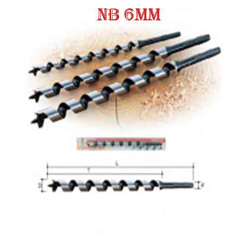 Mũi khoan gỗ ngắn Onishi 1 NB 6MM 