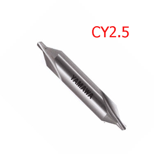 Mũi khoan tâm 60° độ xoắn thấp yamawa CY2.5