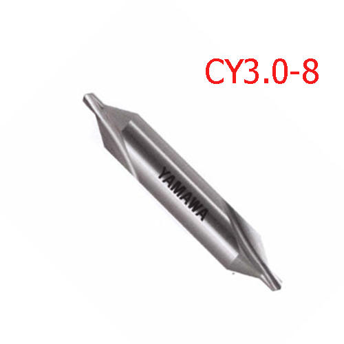 Mũi khoan tâm 60° độ xoắn thấp yamawa CY3.0-8