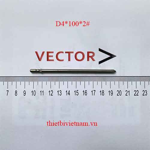 Mũi vặn vít cánh bướm phi 4 dài 100, đầu chữ thập #2 D4*100*2#