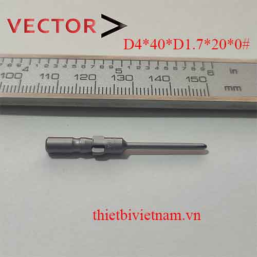 Mũi vặn vít D4*40*D1.7*20*0#