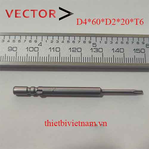 Mũi vặn vít D4*60*D2*20*T6