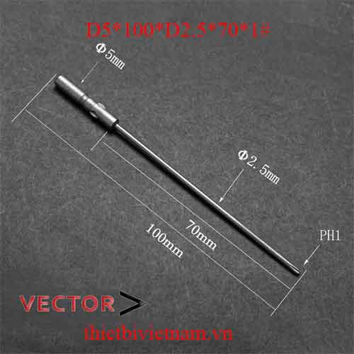 Mũi vặn vít D5*100*D2.5*70*1#