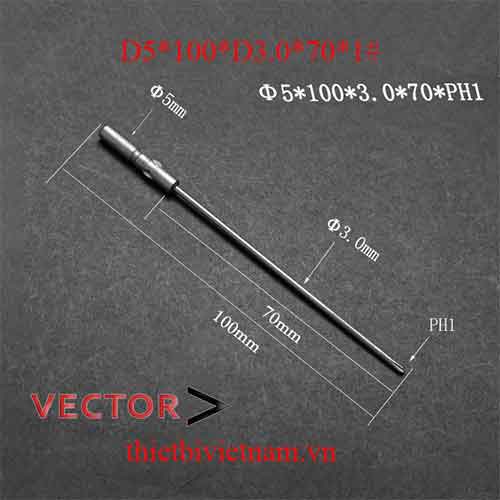 Mũi vặn vít D5*100*D3.0*70*1#