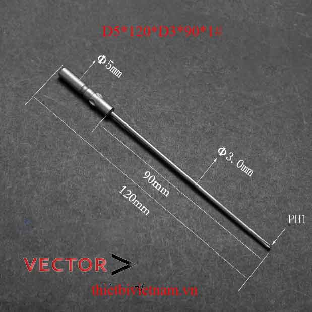 Mũi vặn vít D5*120*D3*90*1#
