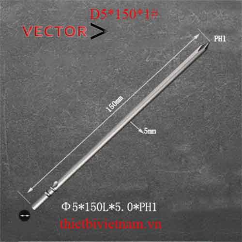 Mũi vặn vít D5*150*1#