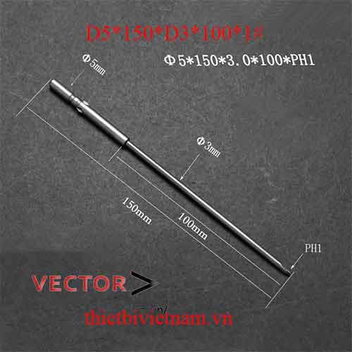 Mũi vặn vít D5*150*D3*100*1#
