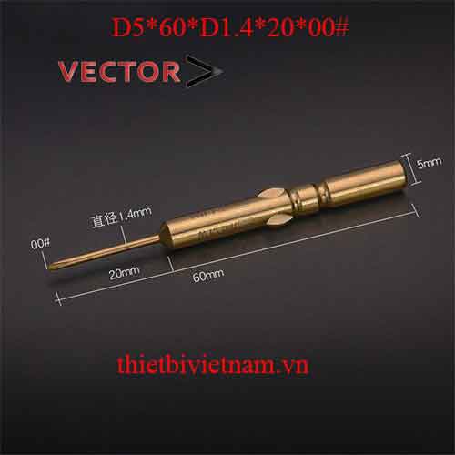 Mũi vặn vít D5*60*D1.4*20*00#