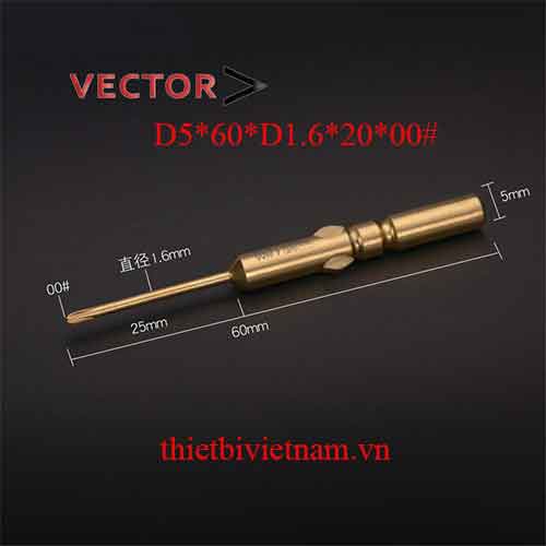 Mũi vặn vít D5*60*D1.6*20*00#