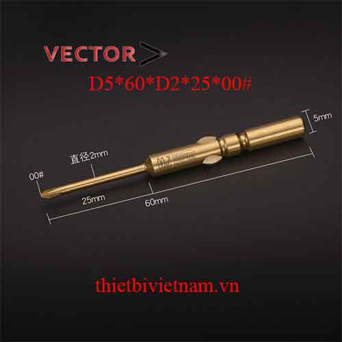 Mũi vặn vít D5*60*D2*25*00#