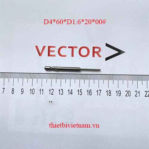 Mũi vặn vít điện thoại 4 cạnh cỡ #00 D4*60*D1.6*20*00#