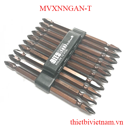 Mũi vít 2 đầu TOP nâu dài ( PH2 x  110mm ) MVXNNGAN-T