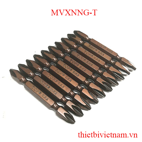 Mũi vít 2 đầu TOP nâu ngắn ( PH2 x  65mm ) MVXNNG-T