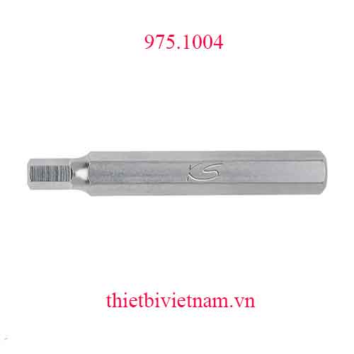 Mũi vít đầu lục giác 10mm với Size đầu vít 4 mm model 975.1004 KS Tools 