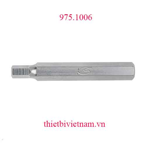 Mũi vít đầu lục giác 10mm với Size đầu vít 6 mm model 975.1006 KS Tools