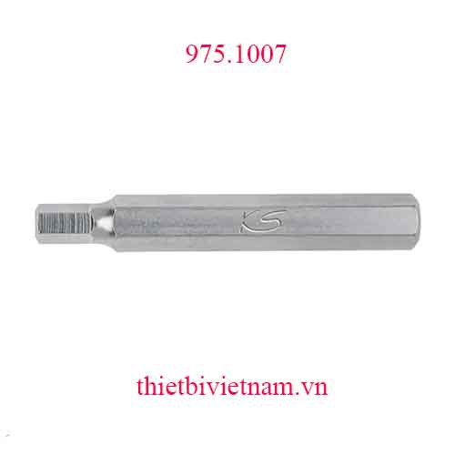 Mũi vít đầu lục giác 10mm với Size đầu vít 7 mm model 975.1007 KS Tools