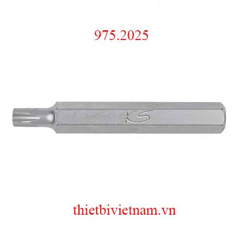 Mũi vít đầu Torx hoa thị 10mm-T25 model 975.2025 KS Tools Germany