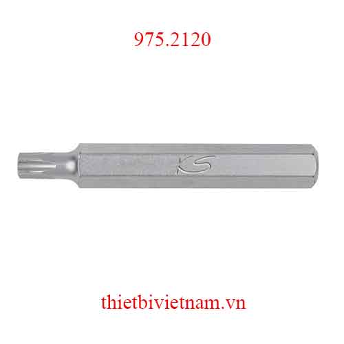 Mũi vít đầu Torx hoa thị có lỗ 10mm-TB20 model 975.2120 KS Tools