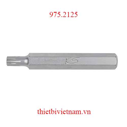 Mũi vít đầu Torx hoa thị có lỗ 10mm-TB25 model 975.2125 KS Tools