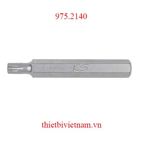 Mũi vít đầu Torx hoa thị có lỗ 10mm-TB40 model 975.2140 KS Tools