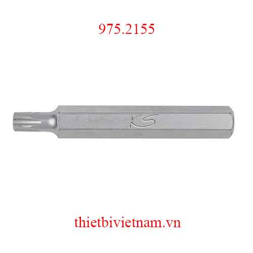 Mũi vít đầu Torx hoa thị có lỗ 10mm-TB55 model 975.2155 KS Tools