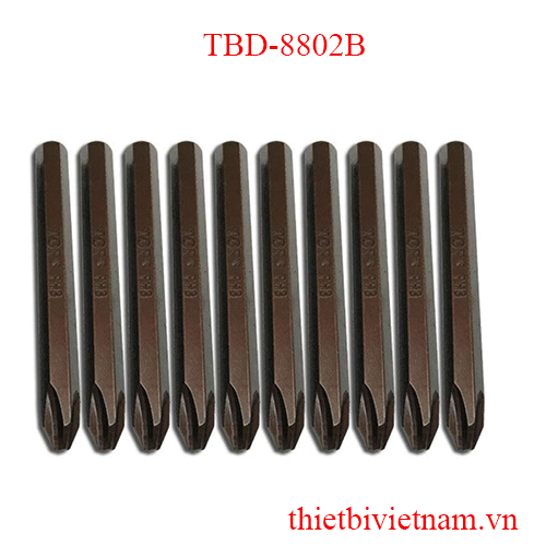 Mũi vít đóng nâu dài 5 ly (+)  (PH2 x  80 mm) TOP TBD-8802B