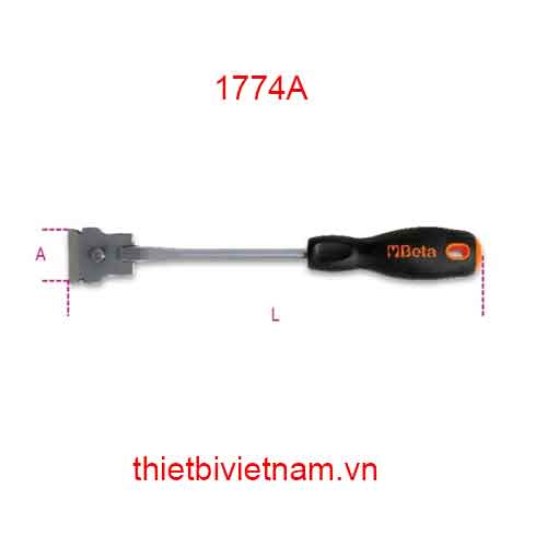 MULTIFUNCTION SCRAPER BI-MATERIAL BETA MODEL 1774A