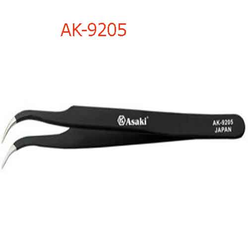 nhíp gắp linh kiện mũi cong AK-9205
