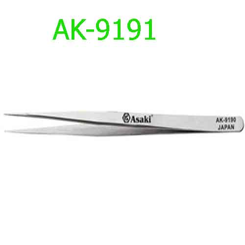 Nhíp inox gắp linh kiện mũi nhọn AK-9191